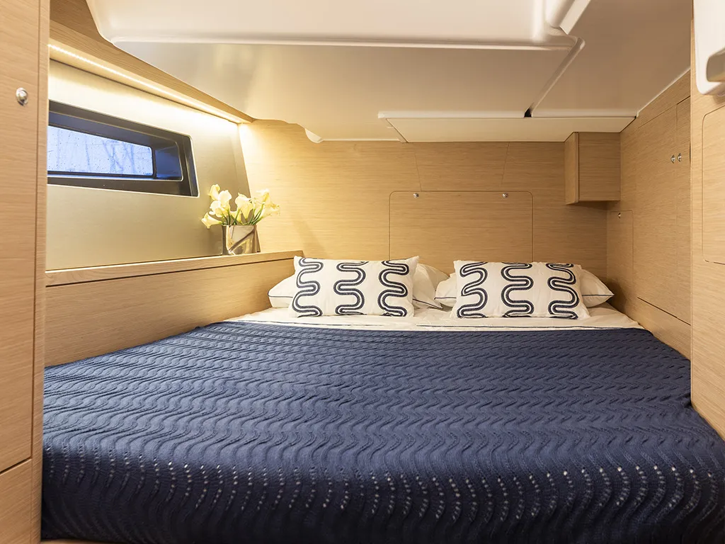 Cabin on Estela, a Dufour 44 sailboat at es Jonquet, Spain