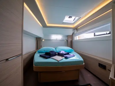 Cabin on Blue Dream 48, a Lagoon 46 catamaran at Fethiye, Turkey