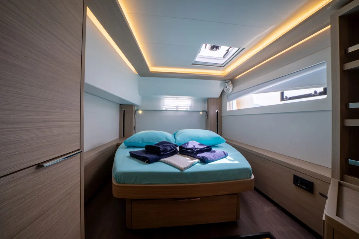 Cabin on Blue Dream 48, a Lagoon 46 catamaran at Fethiye, Turkey