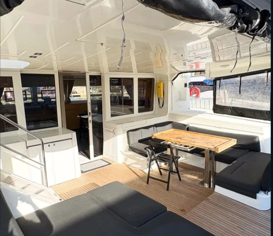 La Dolce Vita, a Lagoon 52 catamaran at Split, Croatia