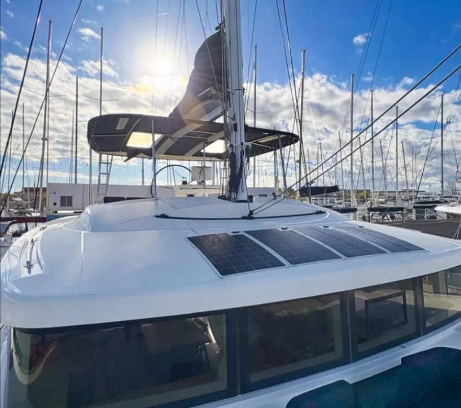 La Dolce Vita, a Lagoon 52 catamaran at Split, Croatia