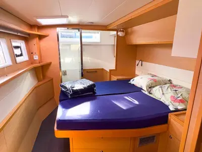 Cabin on La Dolce Vita, a Lagoon 52 catamaran at Split, Croatia