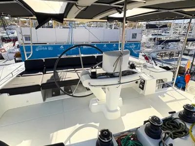 La Dolce Vita, a Lagoon 52 catamaran at Split, Croatia