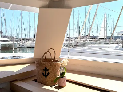 Cabin on Ocean Allure, a Fountaine Pajot Astrea 42 catamaran at Kaštela, Croatia