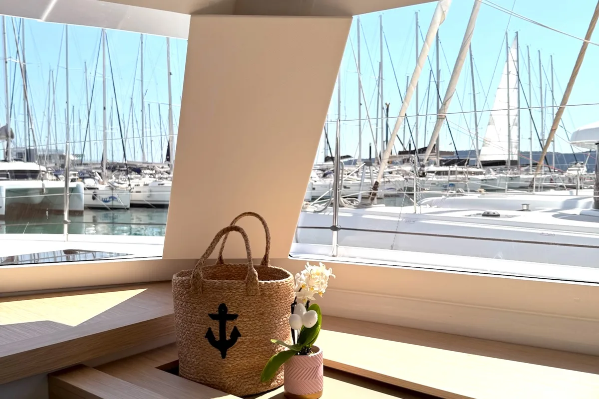 Cabin on Ocean Allure, a Fountaine Pajot Astrea 42 catamaran at Kaštela, Croatia