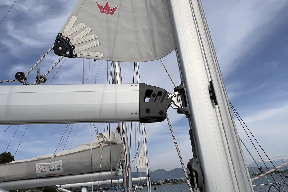Marlin, a Bavaria Cruiser 46 Style sailboat at Fethiye, Turkey