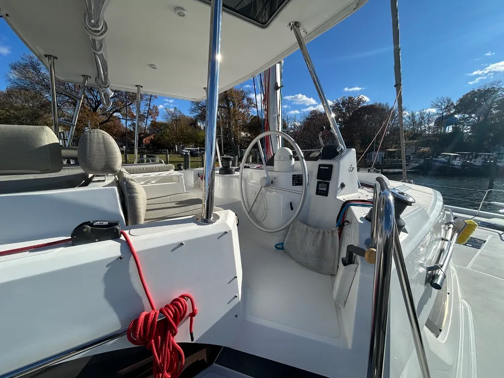 Waters Edge, a Bali Catspace catamaran at Annapolis, United States