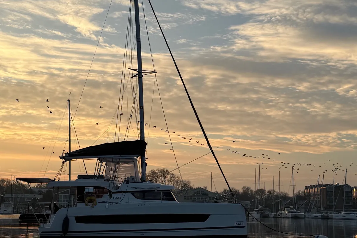 Waters Edge, a Bali Catspace catamaran at Annapolis, United States