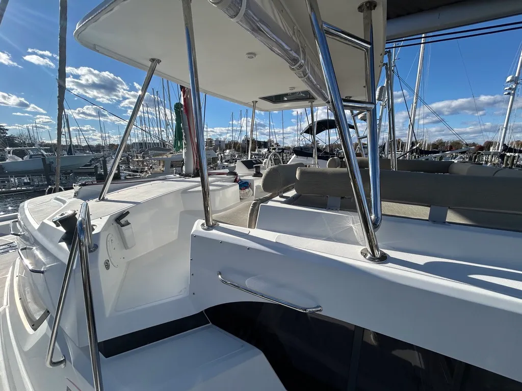 Waters Edge, a Bali Catspace catamaran at Annapolis, United States