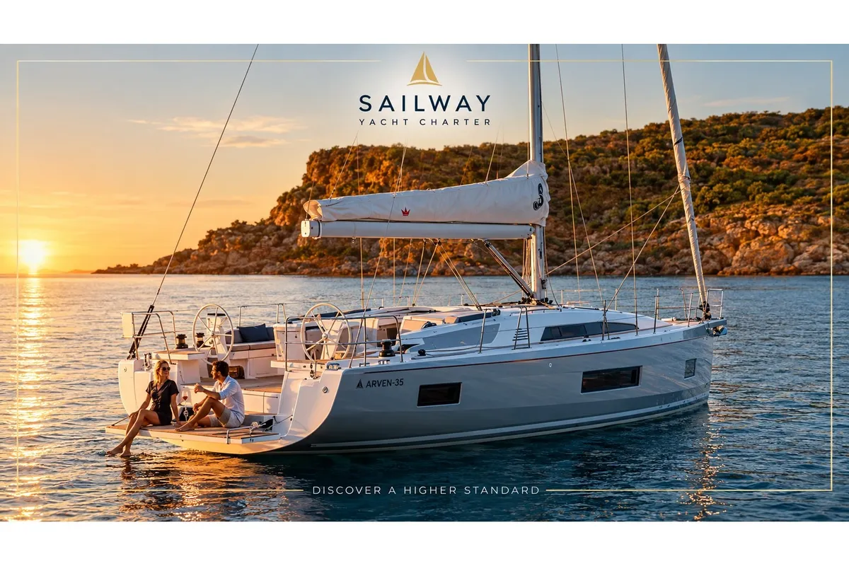 Arven-35, a Beneteau Oceanis 46.1 sailboat at Marmaris, Turkey