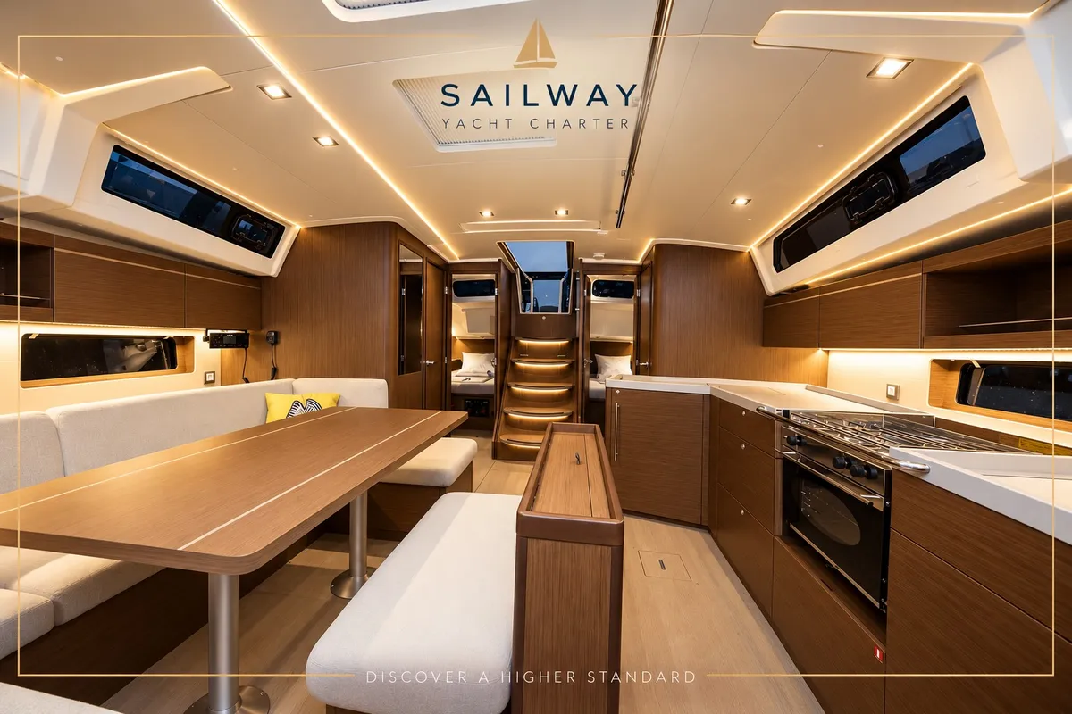 Arven-35, a Beneteau Oceanis 46.1 sailboat at Marmaris, Turkey