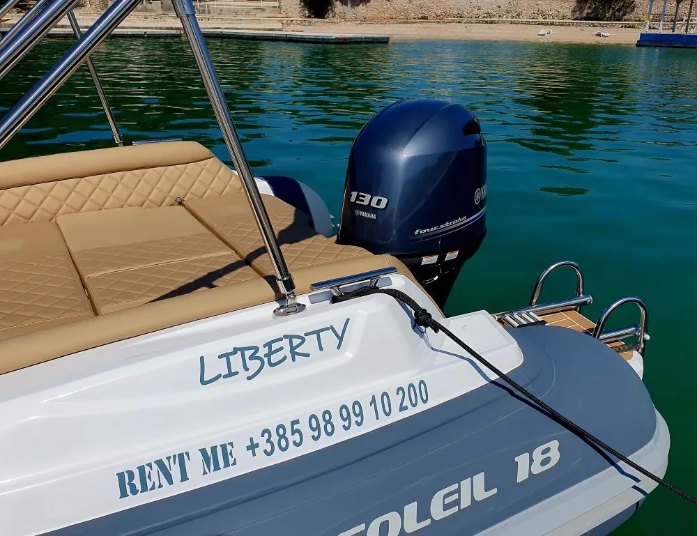 Liberty, a Salpa Soleil 18 RIB at Jezera, Croatia