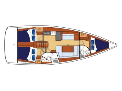 Galley of Moorings 42.3 Exclusive, a Gulet Moorings 42.3 sailboat at Road Town, British Virgin Islands