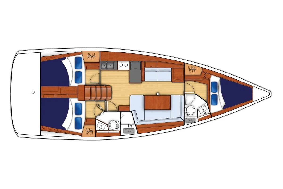 Galley of Moorings 42.3 Exclusive, a Gulet Moorings 42.3 sailboat at Road Town, British Virgin Islands