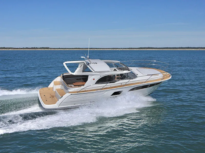 Galley of 7 Happy Days, a Marex 360 Cabriolet Cruiser motor yacht at Grad Šibenik, Croatia