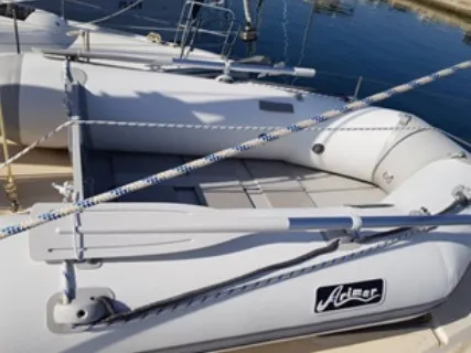 Gracia, a Bavaria Cruiser 46 sailboat at Grad Pula, Croatia