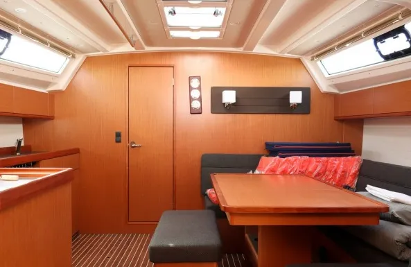 Salon of Gracia, a Bavaria Cruiser 46 sailboat at Grad Pula, Croatia