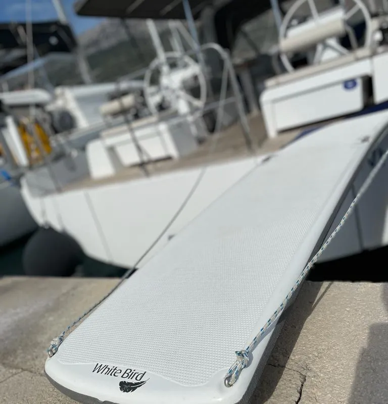 White Bird , a Beneteau Oceanis Yacht 54 sailboat at Općina Rogoznica, Croatia