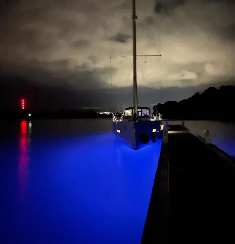 Exterior view of White Bird , a Beneteau Oceanis Yacht 54 sailboat at Općina Rogoznica, Croatia