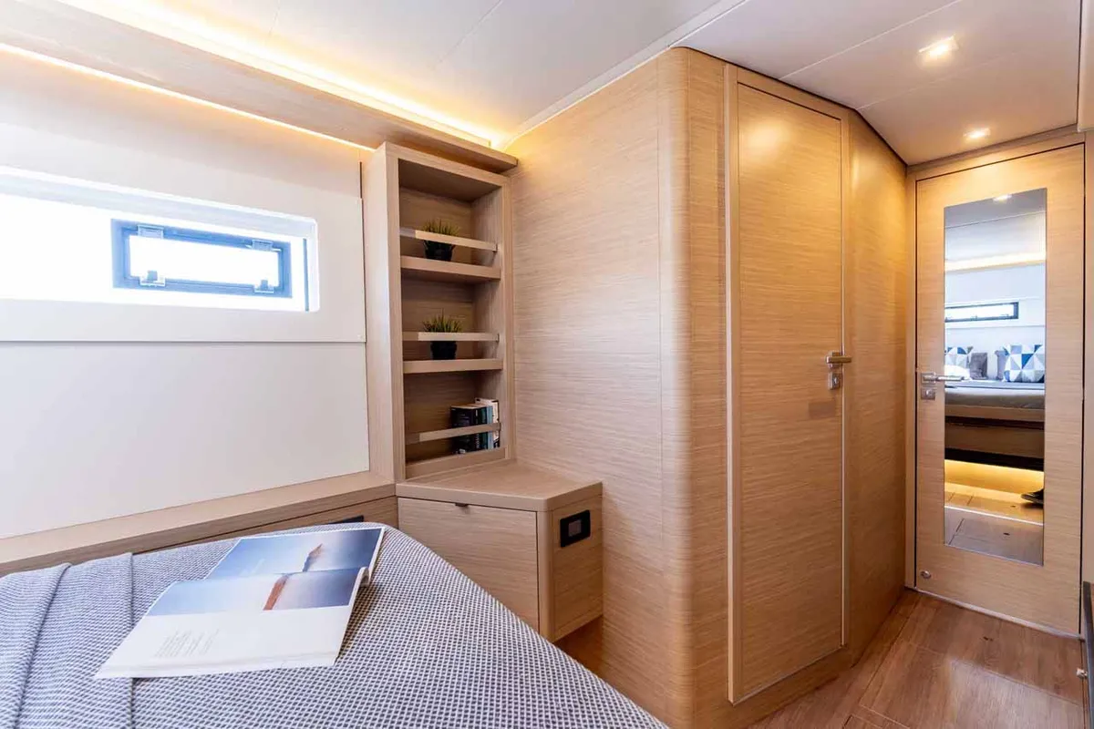 Cabin on Mare Azul, a Lagoon 46 catamaran at Grad Šibenik, Croatia