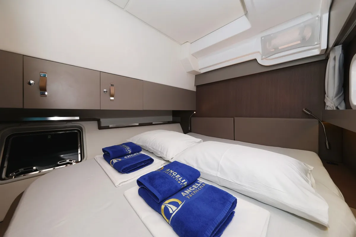 Cabin on Queen Bee, a Bali Catspace catamaran at Općina Rogoznica, Croatia