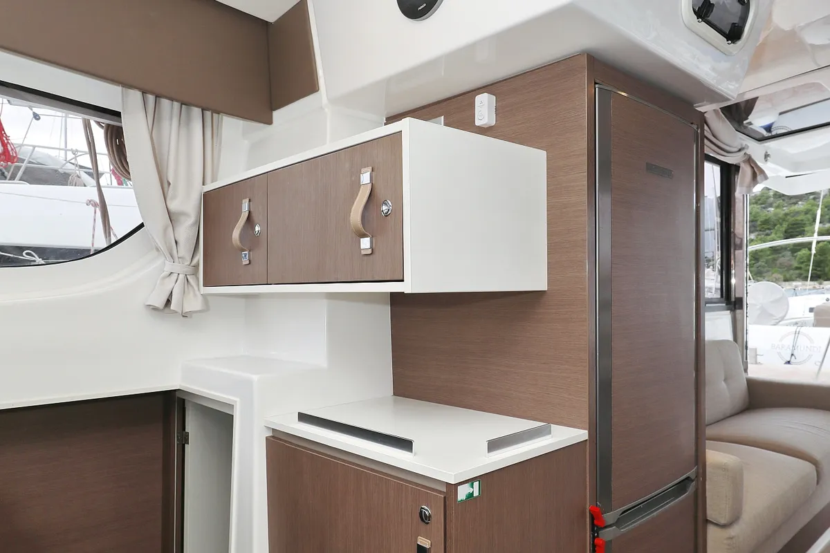 Galley of Queen Bee, a Bali Catspace catamaran at Općina Rogoznica, Croatia