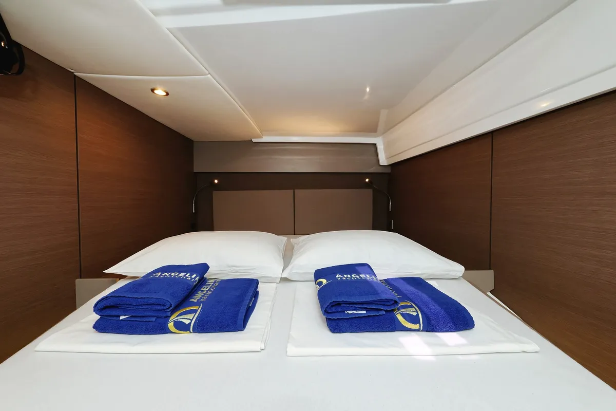 Cabin on Queen Bee, a Bali Catspace catamaran at Općina Rogoznica, Croatia