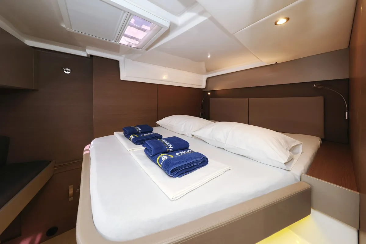Cabin on Queen Bee, a Bali Catspace catamaran at Općina Rogoznica, Croatia