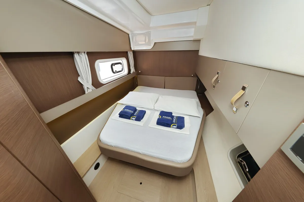 Cabin on Queen Bee, a Bali Catspace catamaran at Općina Rogoznica, Croatia
