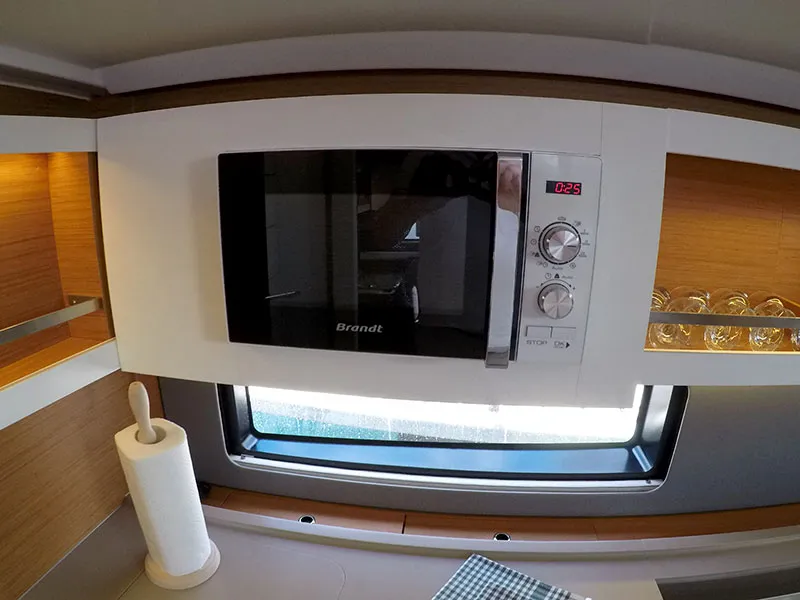 Galley of Vera, a Dufour 44 sailboat at Grad Šibenik, Croatia