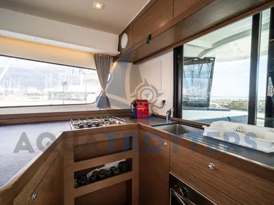 Galley of Silver VIII  (A/C and Generator), a Lagoon 42 catamaran at Volos Municipality, Greece