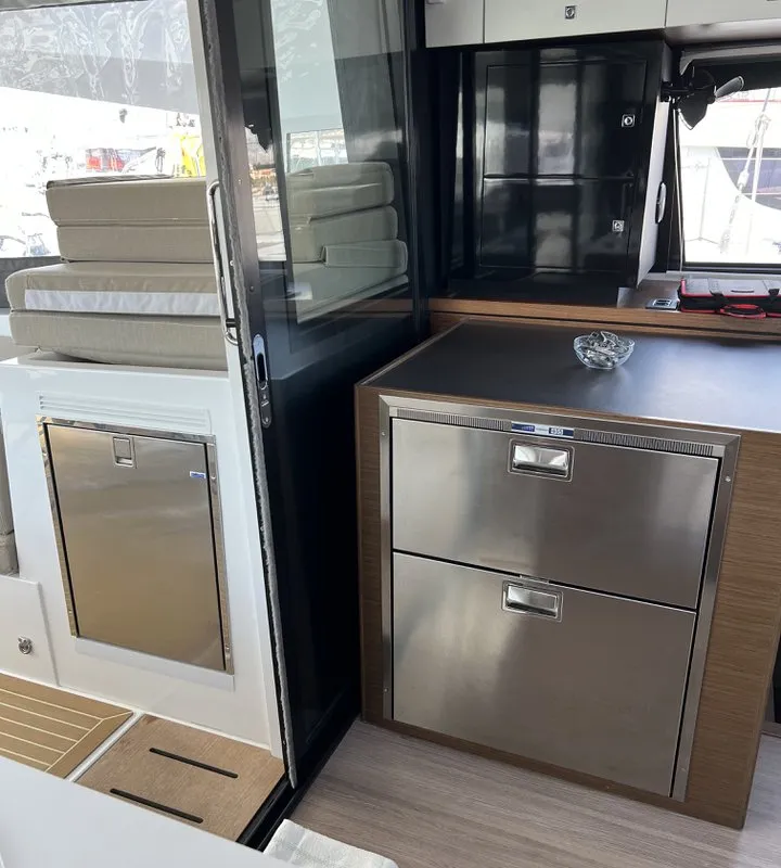 Galley of Dream (cat), a Nautitech 46 Open catamaran at Split, Croatia