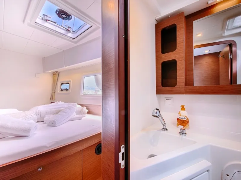 Head on Sea Voyager, a Lagoon 42 catamaran at Split, Croatia