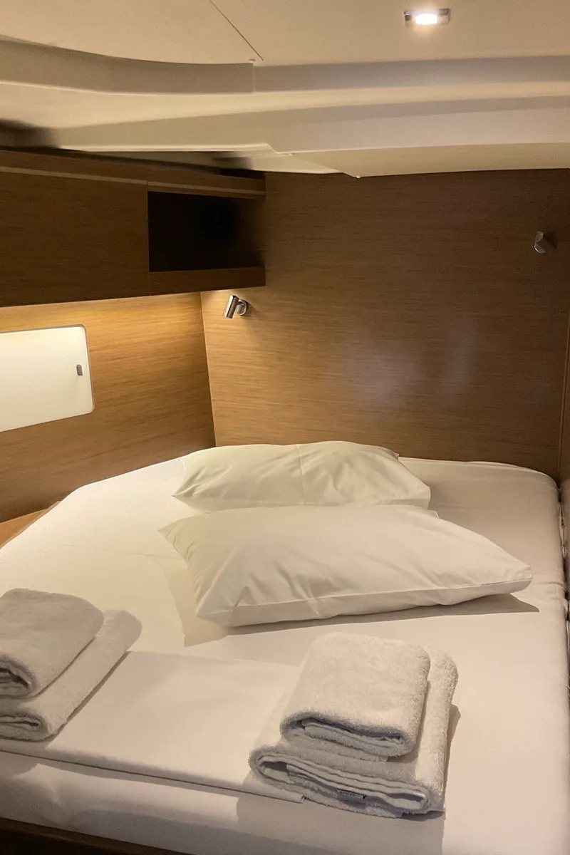 Cabin on Retsina, a Beneteau Oceanis 51.1 sailboat at Municipal Unit of Lefkada, Greece