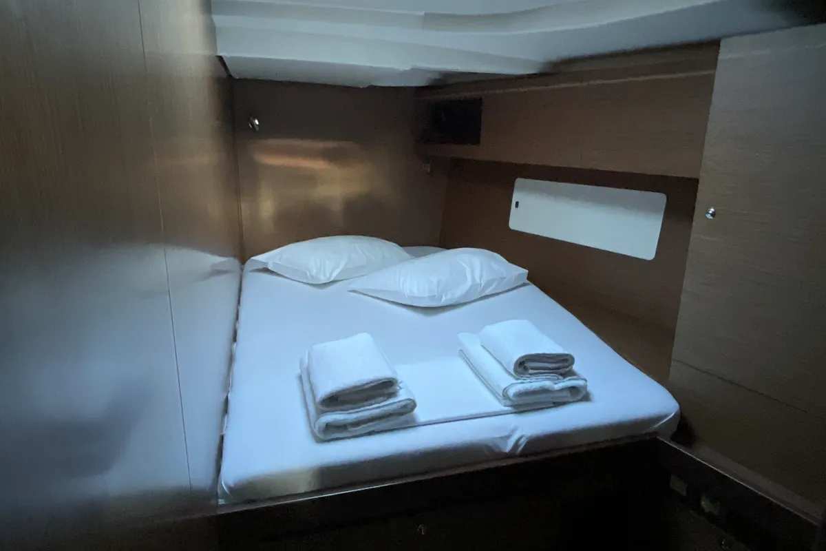 Cabin on Retsina, a Beneteau Oceanis 51.1 sailboat at Municipal Unit of Lefkada, Greece