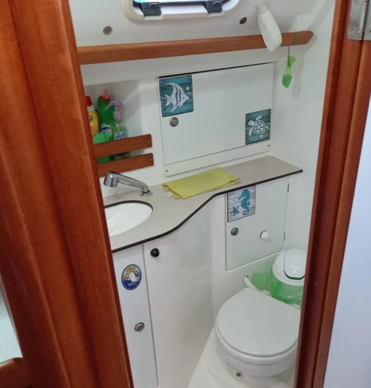 Galley of Tommy, a Dufour 36 Classic sailboat at Pula, Croatia