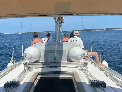 Cabin on Tommy, a Dufour 36 Classic sailboat at Pula, Croatia