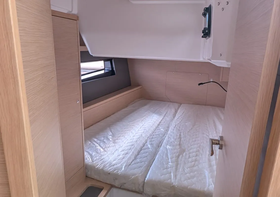 Cabin on Horu, a Dufour 44 sailboat at Marseille, France