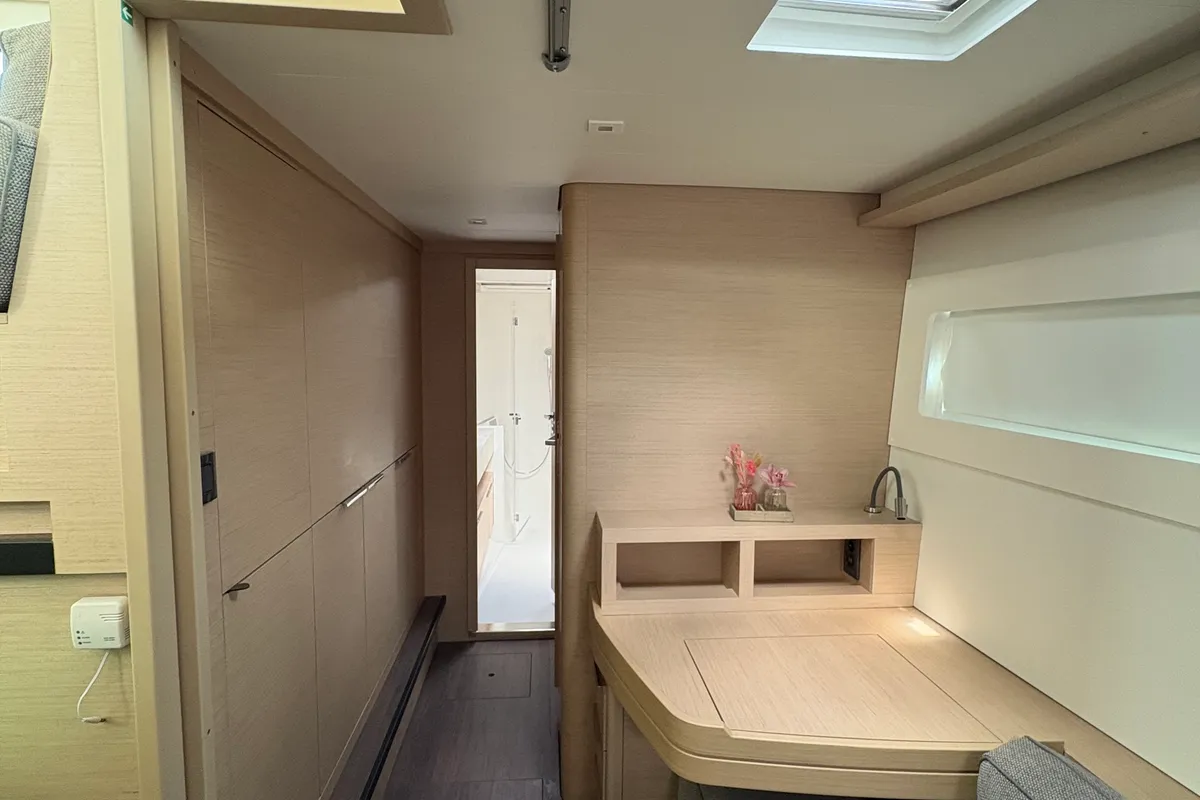 Cabin on Uncharted, a Lagoon 46 OW catamaran at Grad Kaštela, Croatia