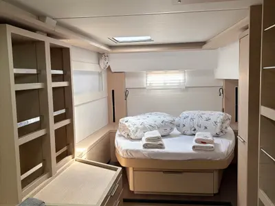 Cabin on Uncharted, a Lagoon 46 OW catamaran at Grad Kaštela, Croatia