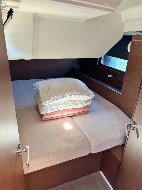 Cabin on ILIA, a Beneteau Oceanis 46.1 sailboat at Athens, Greece