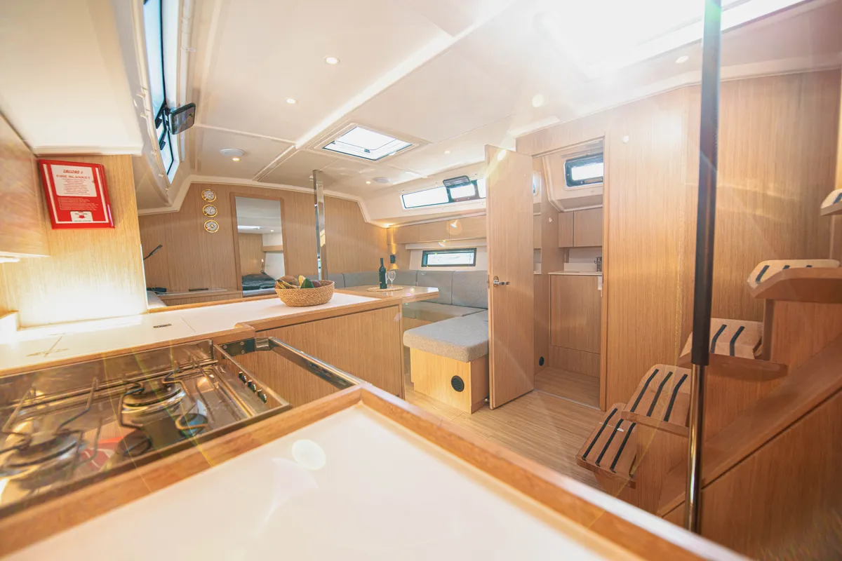Galley of Fiona, a Bavaria C42 sailboat at Općina Medulin, Croatia