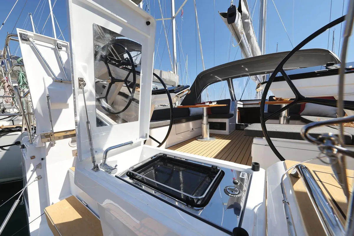 Solace - OW, a Hanse 460 sailboat at Općina Sukošan, Croatia