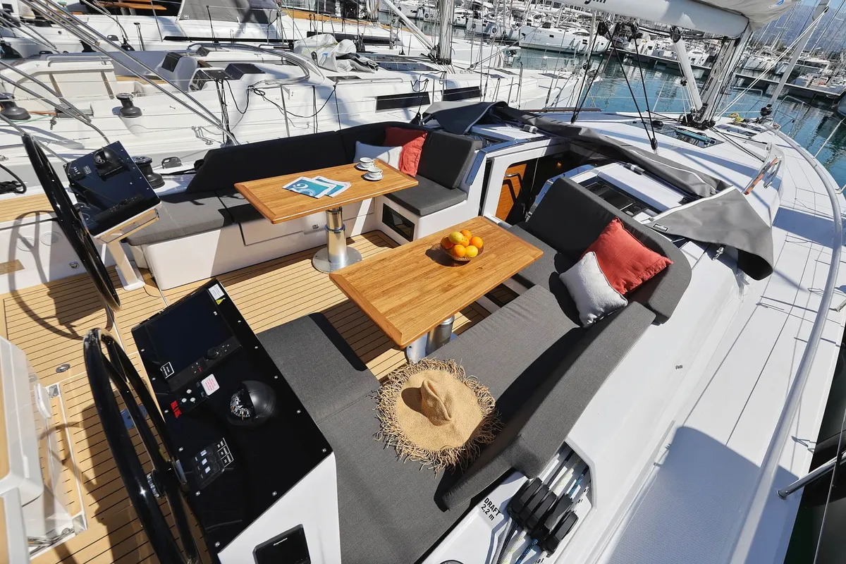 Solace - OW, a Hanse 460 sailboat at Općina Sukošan, Croatia
