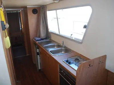 2505, a Espade 1150 Fly motorboat at Savoyeux, France