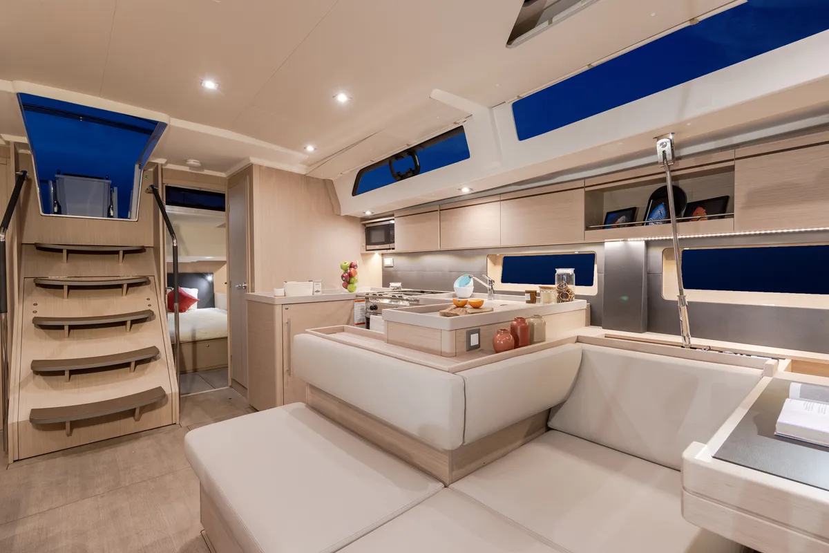 Galley of Sunsail 52.4 Premium, a Beneteau Oceanis 51.1 sailboat at Marina, Croatia