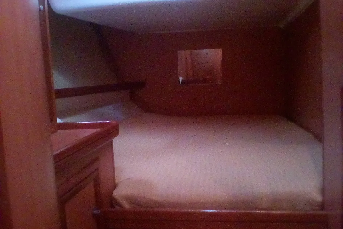 Cabin on Xenia, a Ocean Star 51.1 sailboat at Athens, Greece