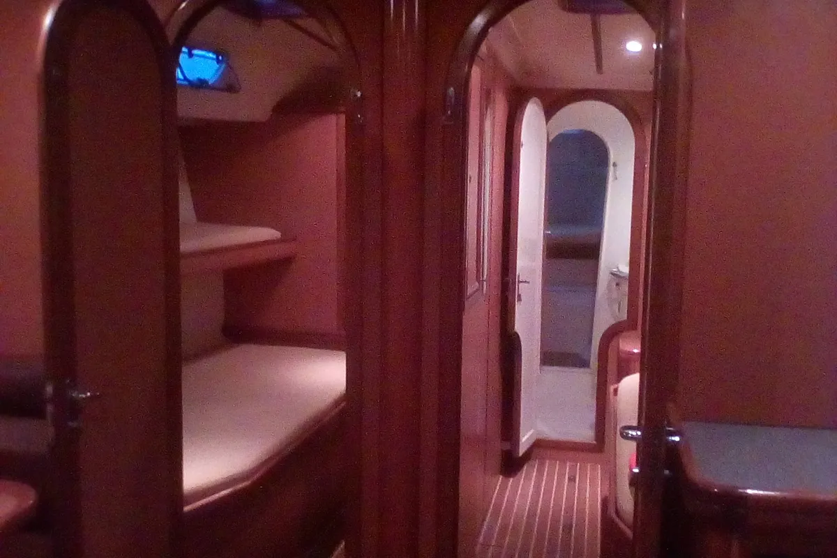 Cabin on Xenia, a Ocean Star 51.1 sailboat at Athens, Greece