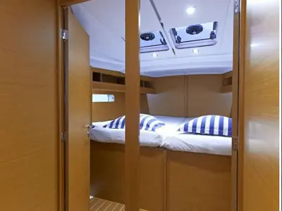 Cabin on Joy, a Beneteau Oceanis 48 sailboat at Municipal Unit of Lefkada, Greece