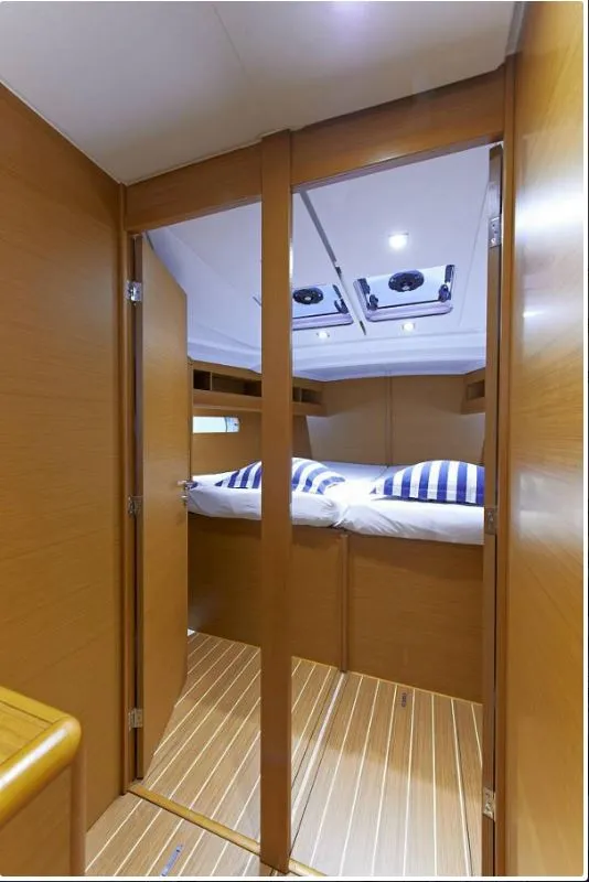 Cabin on Joy, a Beneteau Oceanis 48 sailboat at Municipal Unit of Lefkada, Greece